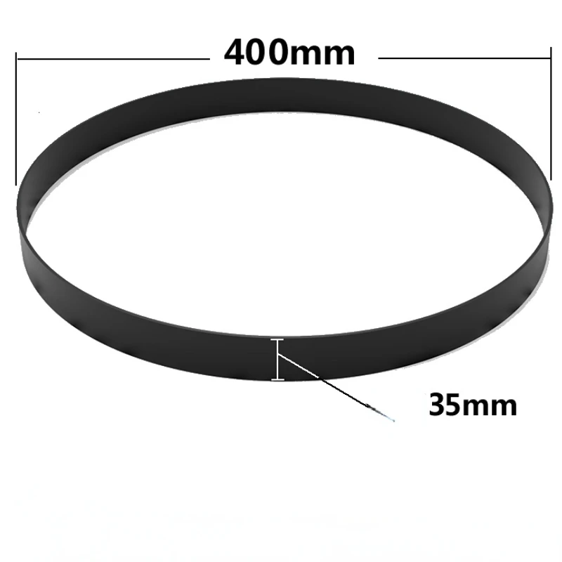 Courroie Ronde De Rechange Pour Scie à Ruban Praktiker Profi 400/3 - En PU Verte, Résistante à L'usure