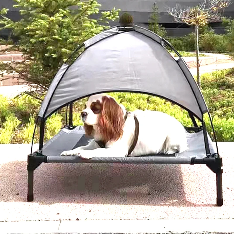 Pet Summer Breathable Outdoor Tent Dog Bed With Roof High Loadbearing