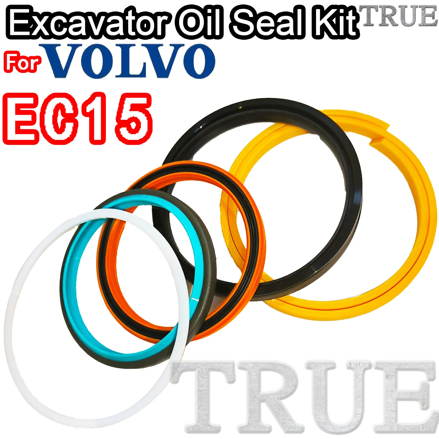 

For EC15 VOLVO Oil Seal Excavator Repair Kit Set Pack Heavy Master Excavating Machinery Maintenance Floating Rebuild Parts MOTOR