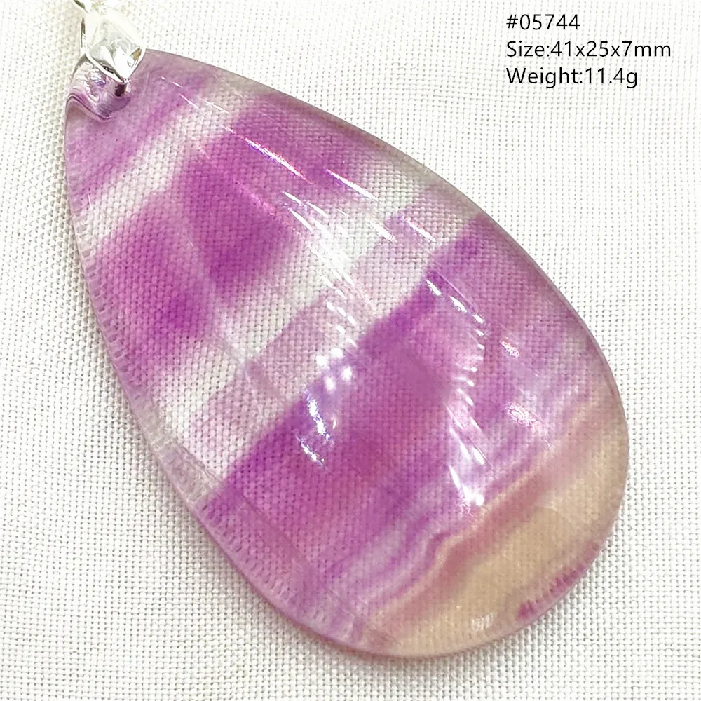 Natural Colorful Fluorite Quartz Pendant Necklace Jewelry For Women Men