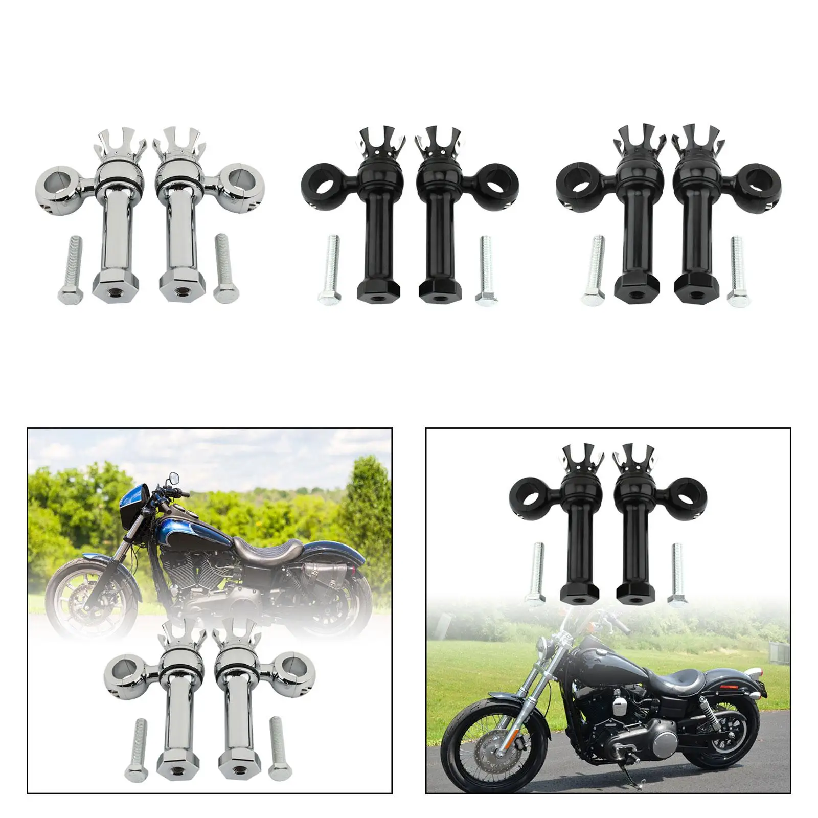 Фото Универсальный подъемник на руль мотоцикла для Dyna Fat Bob Cvo Fxdfse : 2009 №3