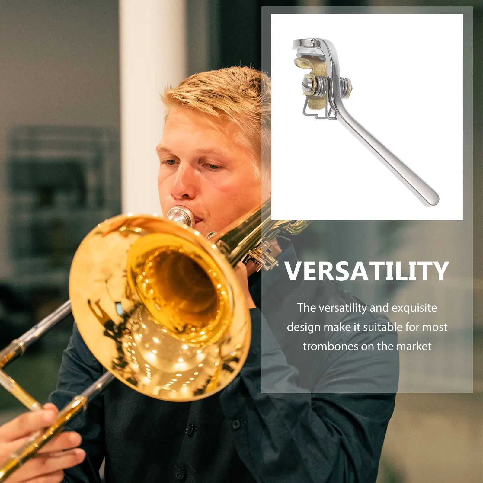 Trombone Accessories 1pc Durable Replace Drain Clique Bond Watergate Key Mounting Trombone Musical Instruments Long Tube Parts