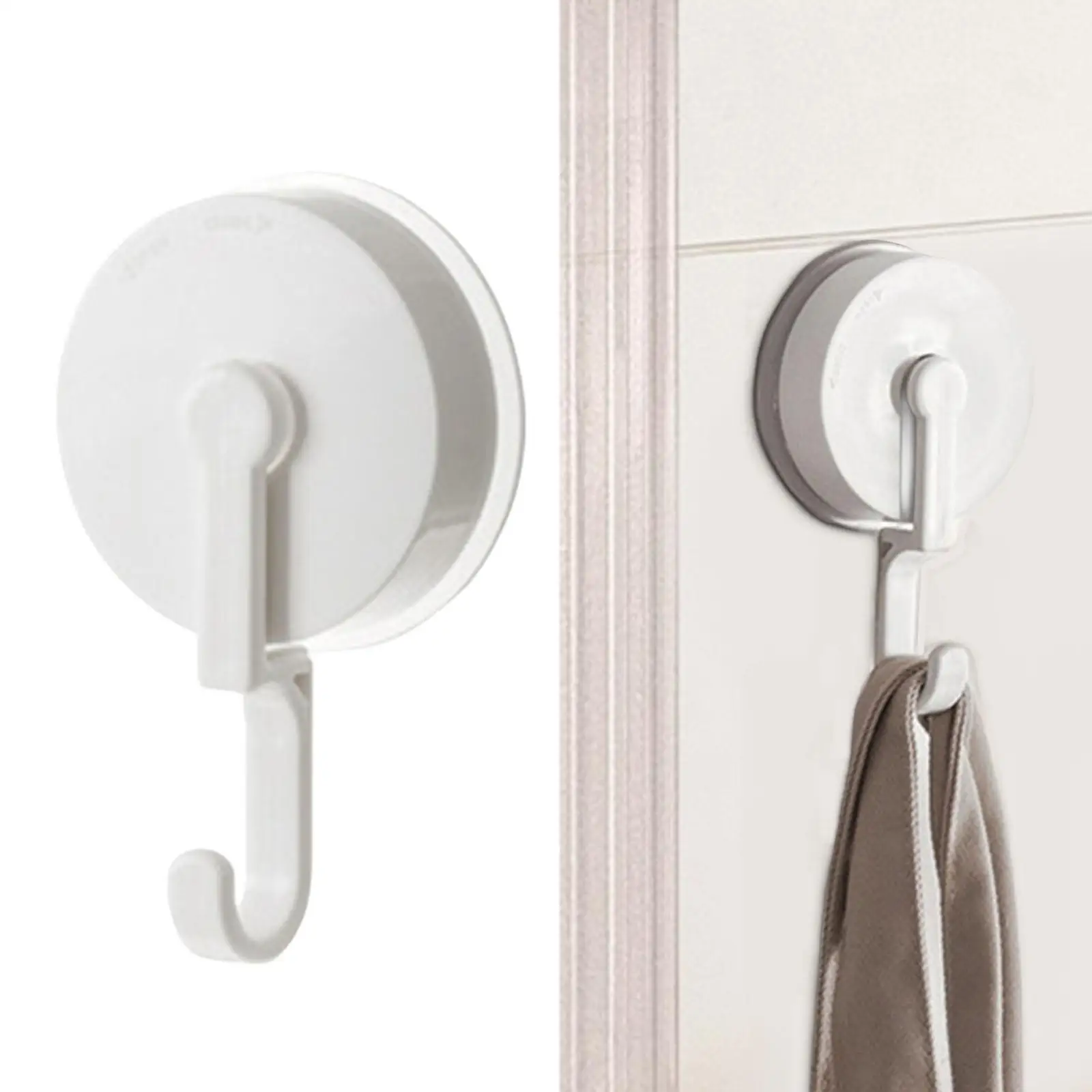 Vacuum Suction Cup Hooks Towel Hook Coat Hanger Rack Storage Hook for Home Cabinet