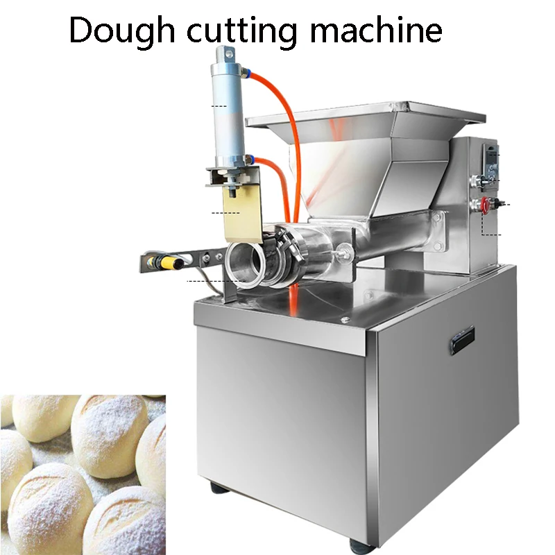 

PBOBP Commerical Use Automatic Dough Ball Divider Electric 220 / 110v Pizza Bread Rounder Roller Cutting Machine