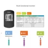 Blood glucose Ketone And Uric acid Test Large LCD display Meter Glucometer Kit Diabetes Blood Ketone Tester 3 in1 Multifunction