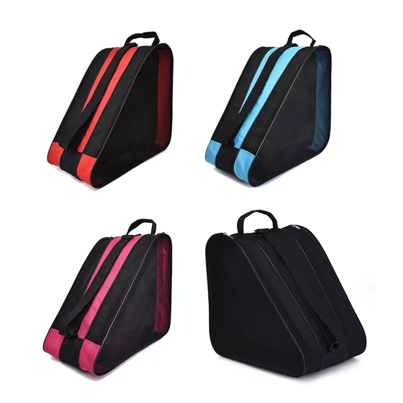 Ice Skate Guards Adjustable Shoulder Straps Ice Shoes Bags Large Size Skiing Roller Skate Storage Bags for Men Women Lightweight 6