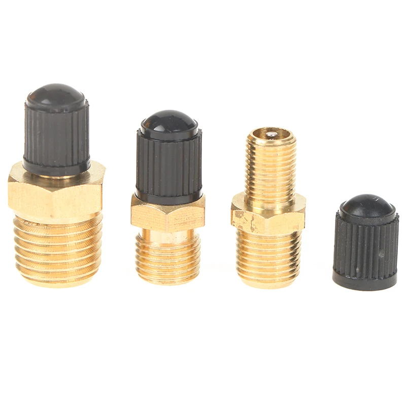 Anti-Corrosion Brass Schrader Tire Valve with Sealing Caps