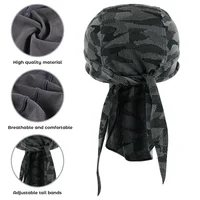 Summer Quick-Dry Cycling Pirate Hat Road Bicycle Running Cap Sport Bike Beanie Riding Baseball Head Scarf Bandana Caps Men Women 2
