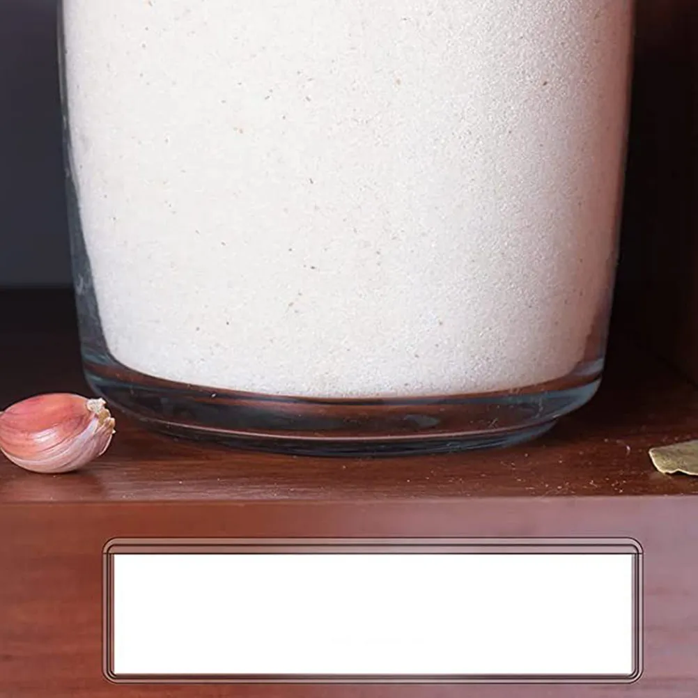 25Pcs 투명 플라스틱 라벨 홀더 사무실 보관 창고 파일 서랍용 투명 자체 접착 인덱스 카드 포켓