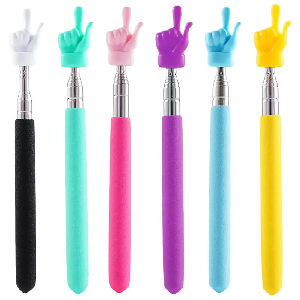 Stainless steel Retractable Teacher Pointer Finger. 2