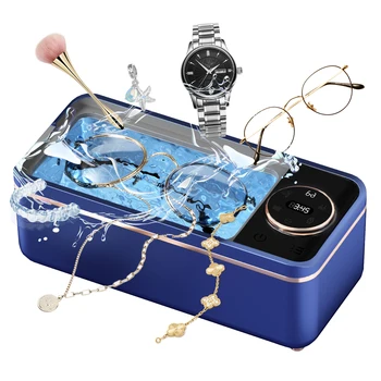 Ultrasonic Eyeglass Cleaner Portable Sonic Technology 360° Deep Cleaning 55KHZ 6 Modes for Clearer Glasses More Efficient Tools 1