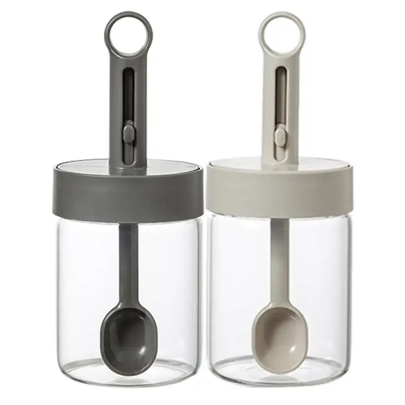

Spice Dispenser Jar Durable Seasoning Shaker Bottles Reusable Spices Storage Condiment Jars Airtight Pepper Shakers Spices Boxes