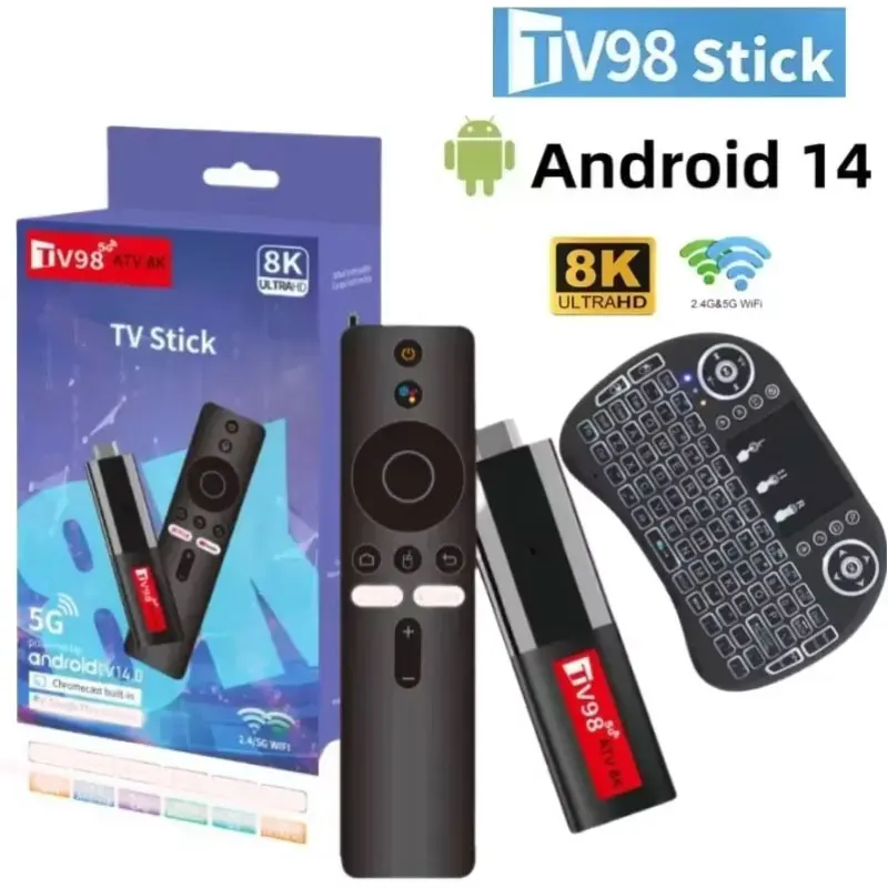 Caja De TV TV Stick Para Android 10.0 Smart TV Box Streaming Media Player Streaming Stick 4k Soporte Irfora Caja De Tv