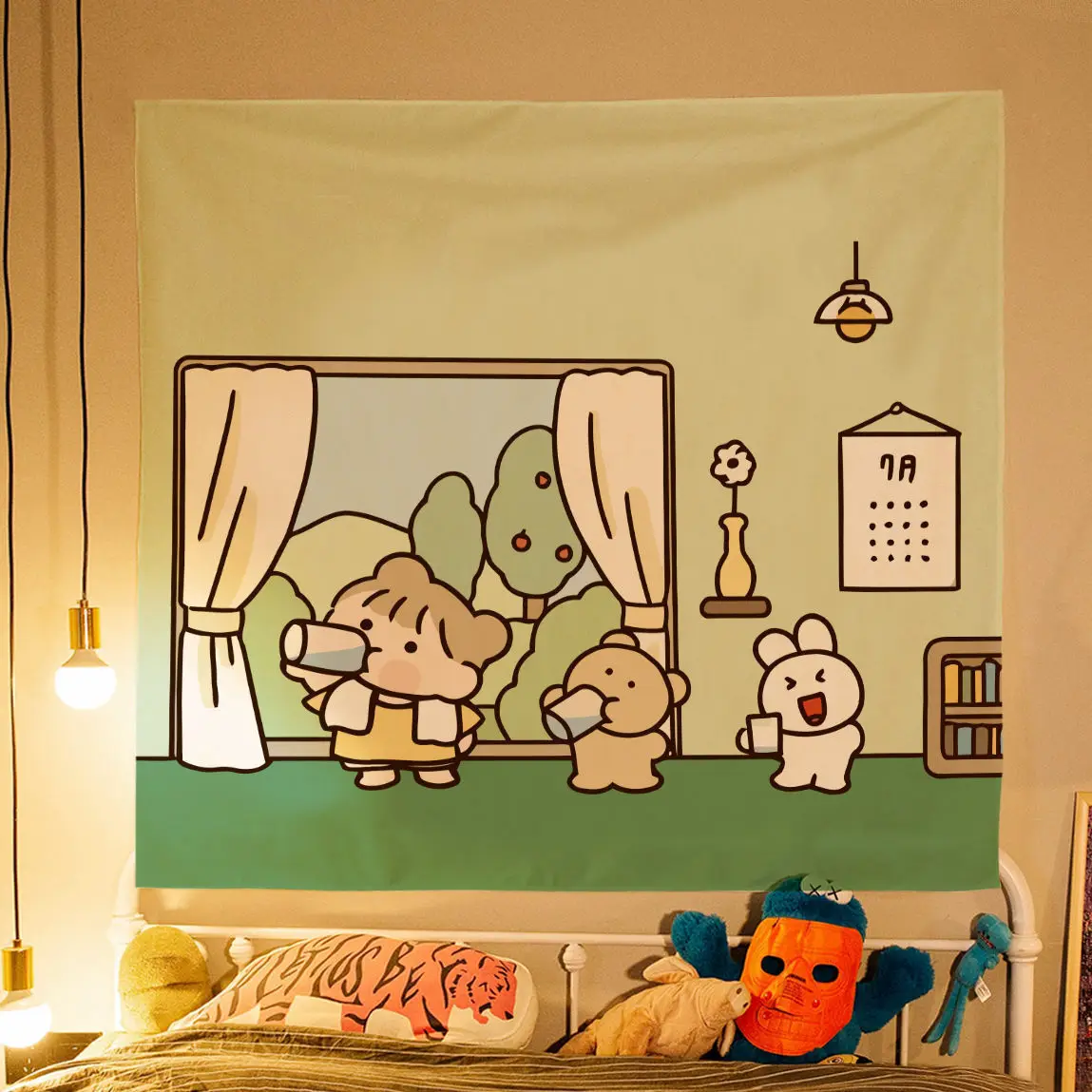 Kawaii Zimmer Dekor Wandteppich Hängen Schlafzimmer Hause