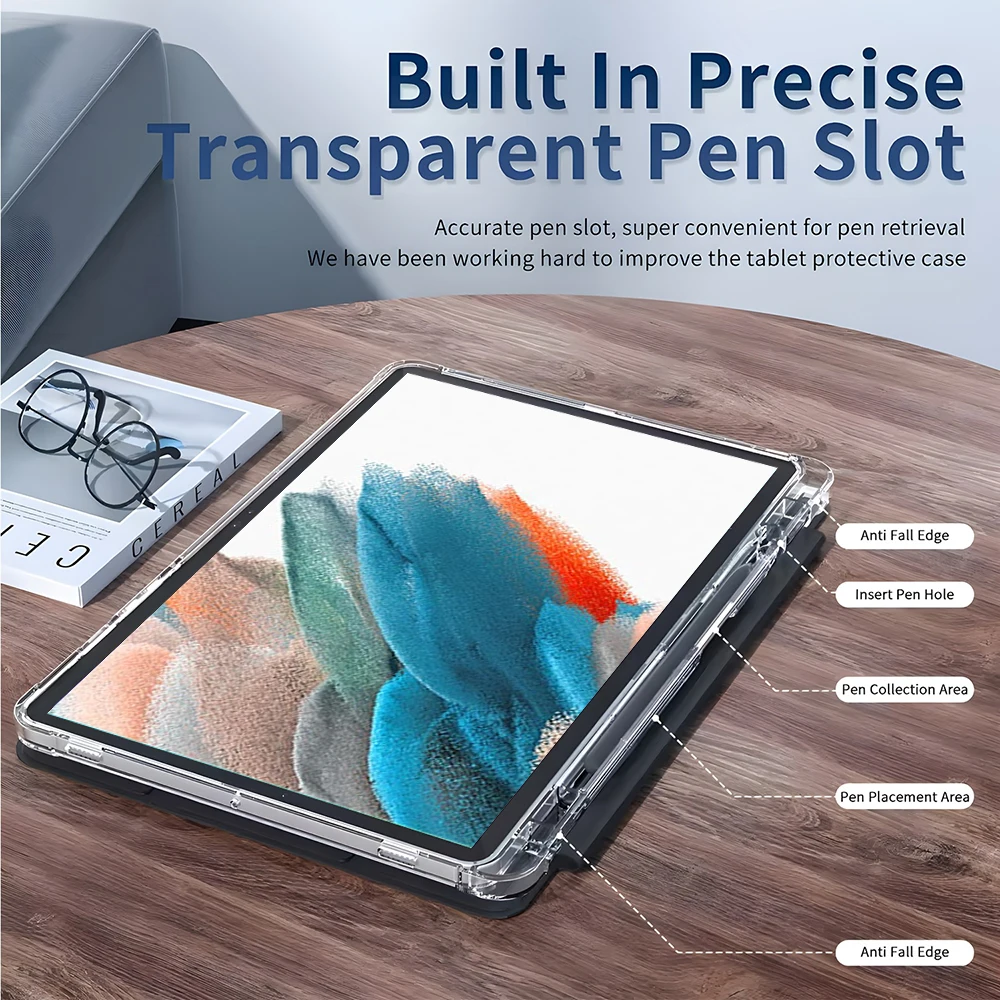 Flip Smart Cover with Transparent Back Shell and Auto Wake/Sleep