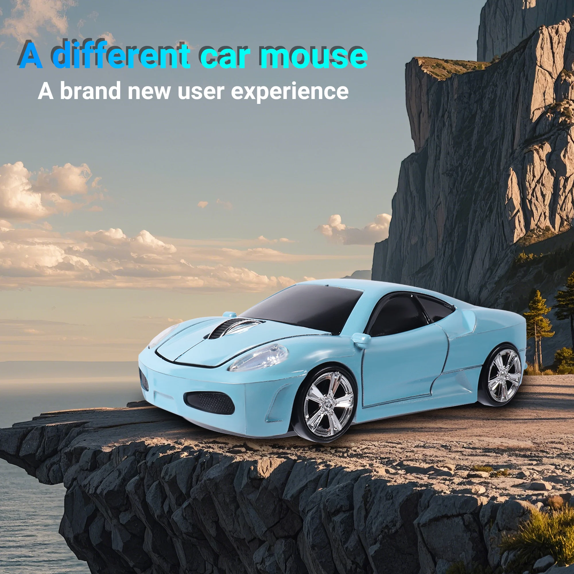 New Office Mouse Cool Sports Car Wireless Gaming Mouse Mini 3D USB Optical Mause 1600DPI Ergonomic Gamer Mice For Laptop PC Mice
