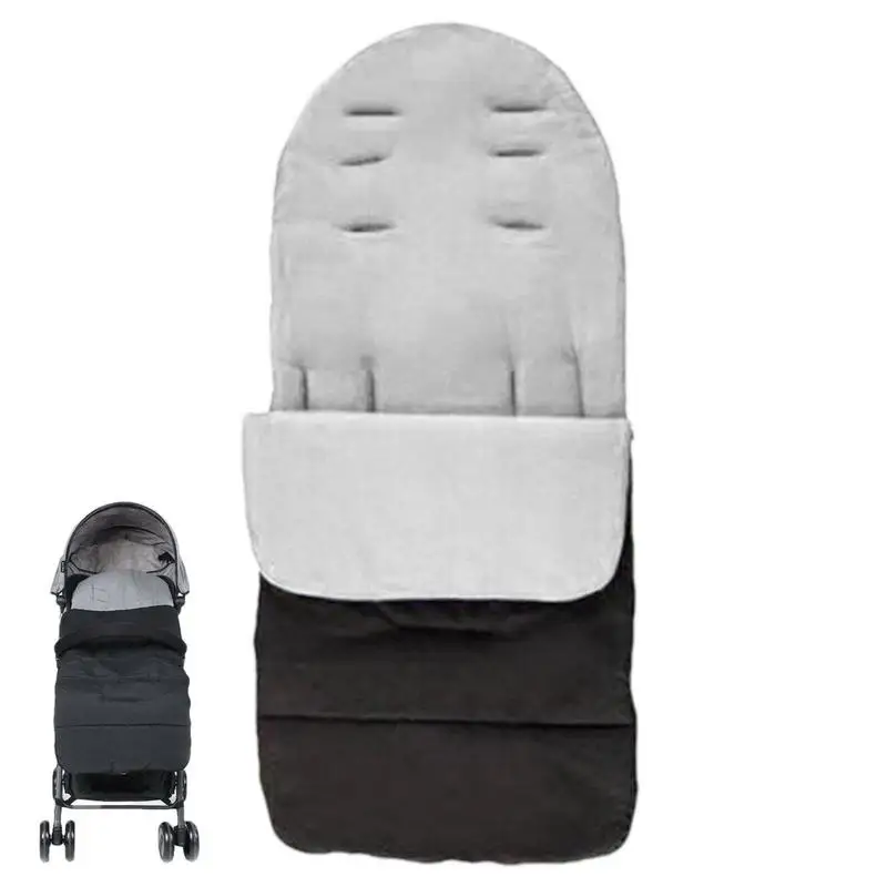 Tanie Wózek ciepły pokrowiec śpiwór dla dziecka w wózku zimowy wiatroszczelny