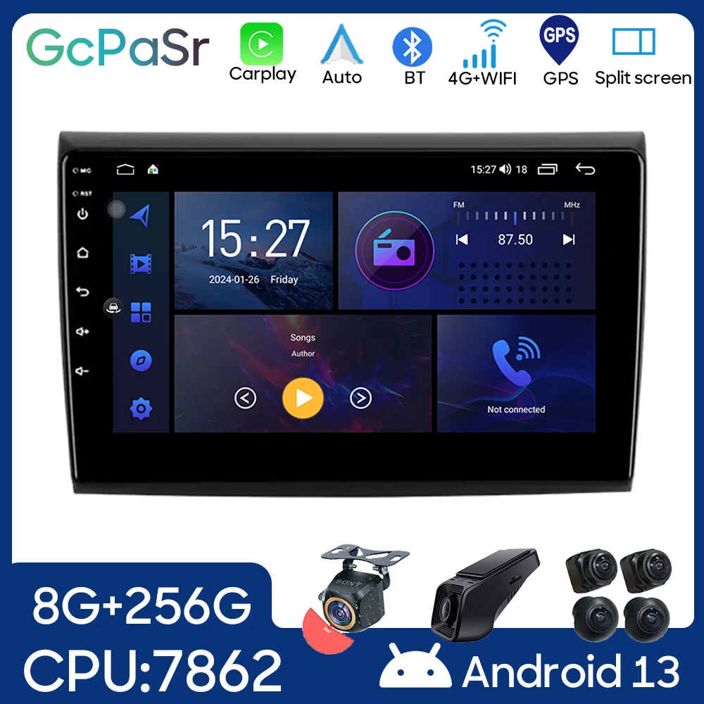

Car Android For Fiat Bravo 198 2 II 2007 - 2014 Auto Radio Stereo Head Unit Multimedia Player GPS Navigation No 2din DVD 5G Wifi