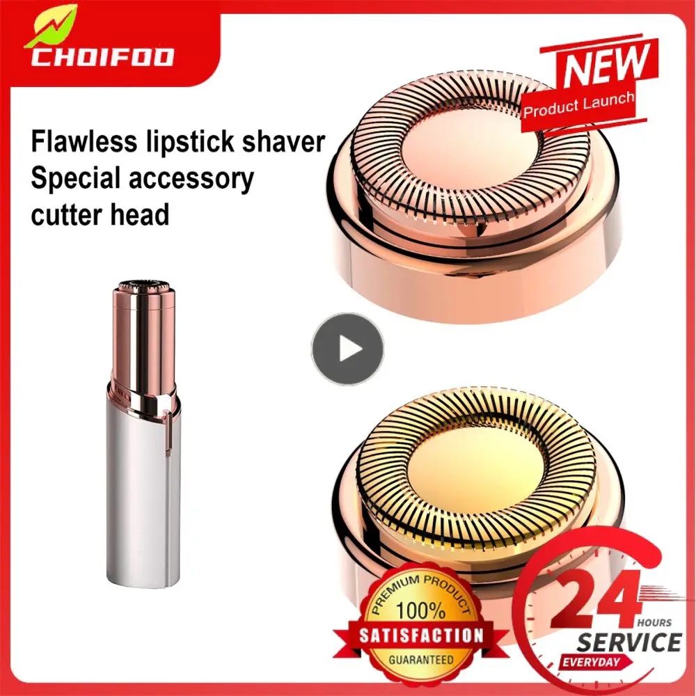 Electric Hair Remover Replacement Head Lipstick Shaver Electric Eyebrow Trimmer Mini Shaver Epilator Painless Women's Shaving