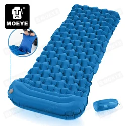 MOEYE Outdoor Inflatable Camping Mat Air Sleeping Pad Mat Ultralight Waterproof Nylon Inflatable Cushion Picnic Bed