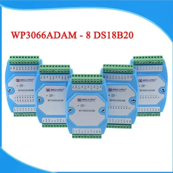 8 채널 입력 온도 수집 모듈 DS18B20 모듈, RS485 RTU MODBUS WP3066ADAM WELLPRO