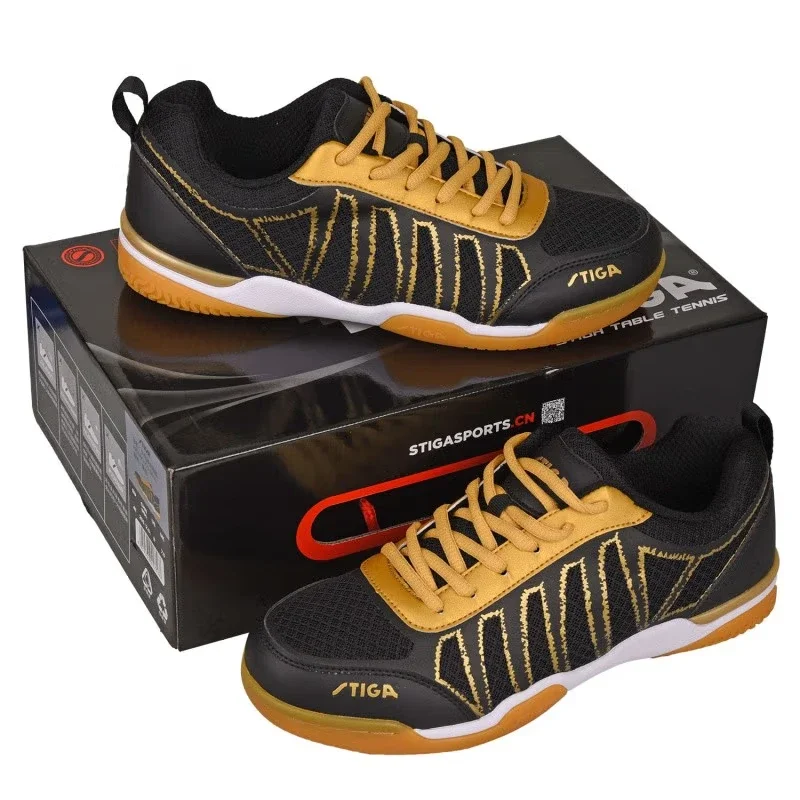 Stiga Table Tennis Shoes Men Women Breathable High Elastic Non-slip EVA Sports Sneakers Ping Pong CS-0611