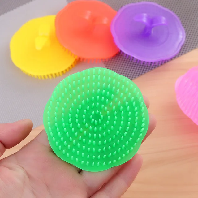 Peigne de Lavage des Cheveux en Silicone, Énergie du Cuir oral elu, Shampoing, Lavage du Corps – Image 3