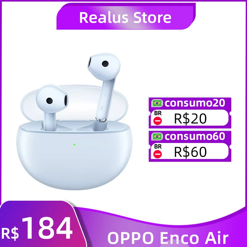 Наушники OPPO ENCO Air 2 TWS беспроводные наушники с шумоподавлением и функцией звонка 5