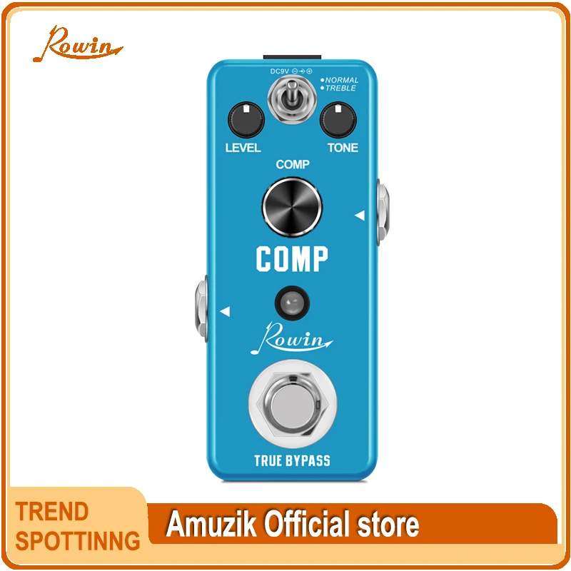 Rowin LEF-333 педаль гитарного компрессора цифровые педали с эффектами Comp для