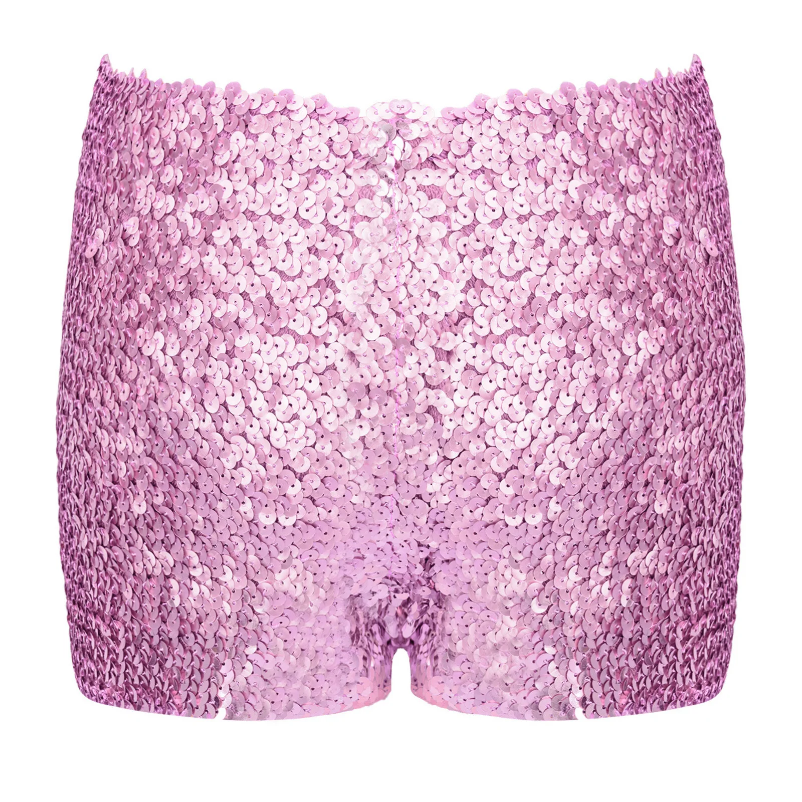 Pantaloncini Da Festa Per Bambini Con Paillettes Glitter - Vita Elastica, Perfetti Per Compleanni E Feste In Costume