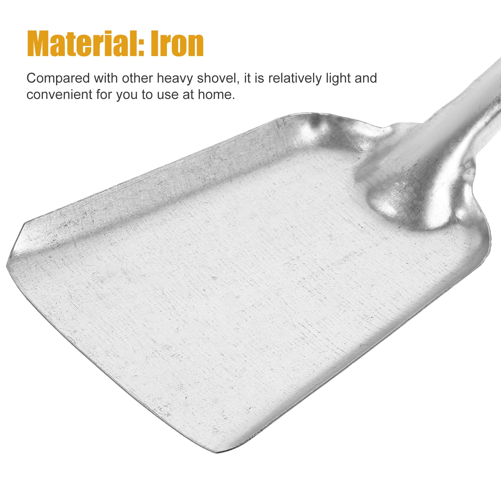 Long Handle Thickened Coal Shovel Fireplace Stove Tools Ash Scoop Home Heating Kitchen Equipment Lightweight Shovels