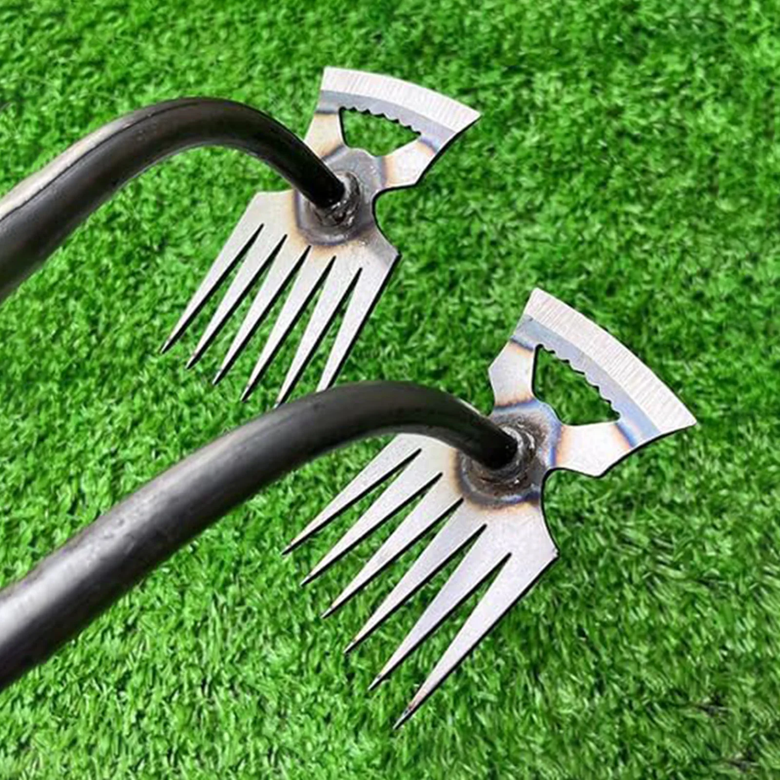 3pcs Manual Steel Weeding Tools sets Garden Weeder with Ergonomic Handle for Digging and Removing Weeds Gardening Tools