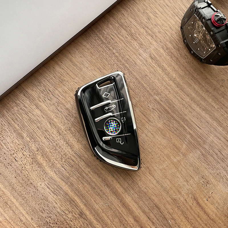 TPIC TPU Car Remote Key Case Cover Shell Fob For BMW F30 F10 F07 F32 F20 G20 G30 G11 X1 X3 G01 F25 X5 F15 X6 F16 1 3 5 7 Series key case key case cover car key shell remote control case cover