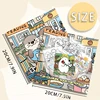 Sweet Animals: A Bold and Simple Coloring Book for Adults and Teens Featuring Plants Flowers and Cute Animals 4