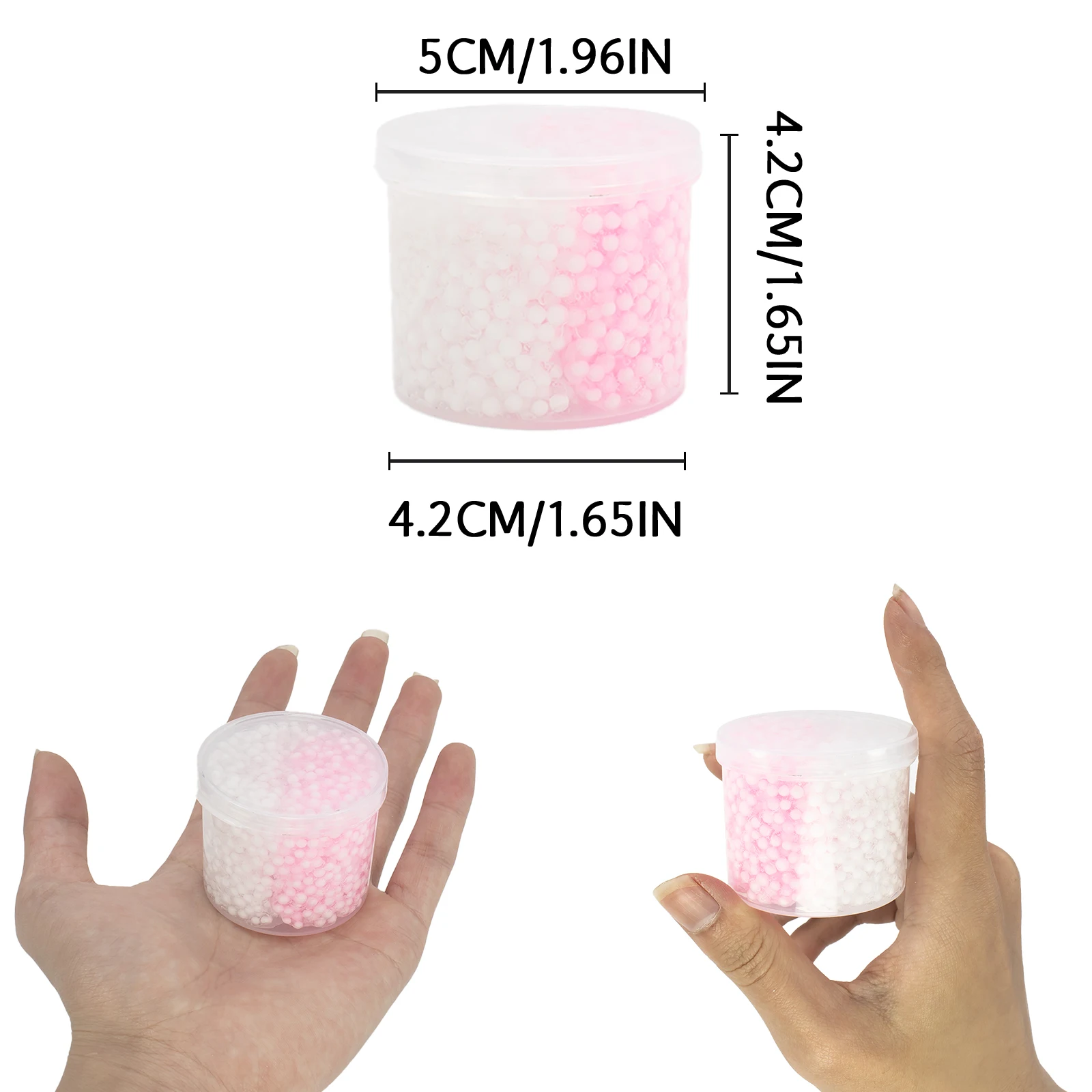 70ml Pack Strawberry Cloud Crunchy Fluffy Slime kit Foam Ball Fruit Sprinkles Slime for Girl and Boys Birthday Gifts Party Favor 3
