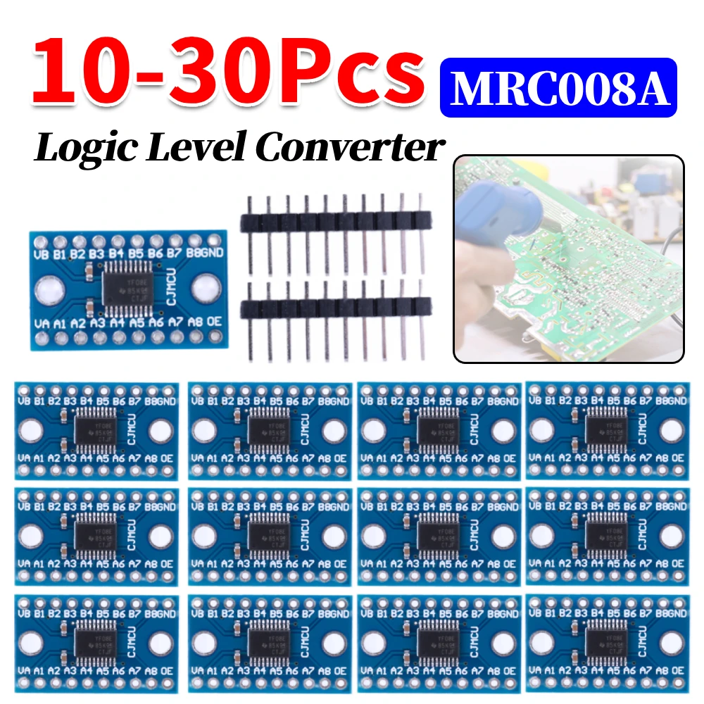 10-30Pcs TXS0108E TTL 양방향 상호 변환기 3.3V 5V 8 채널 전압 ..