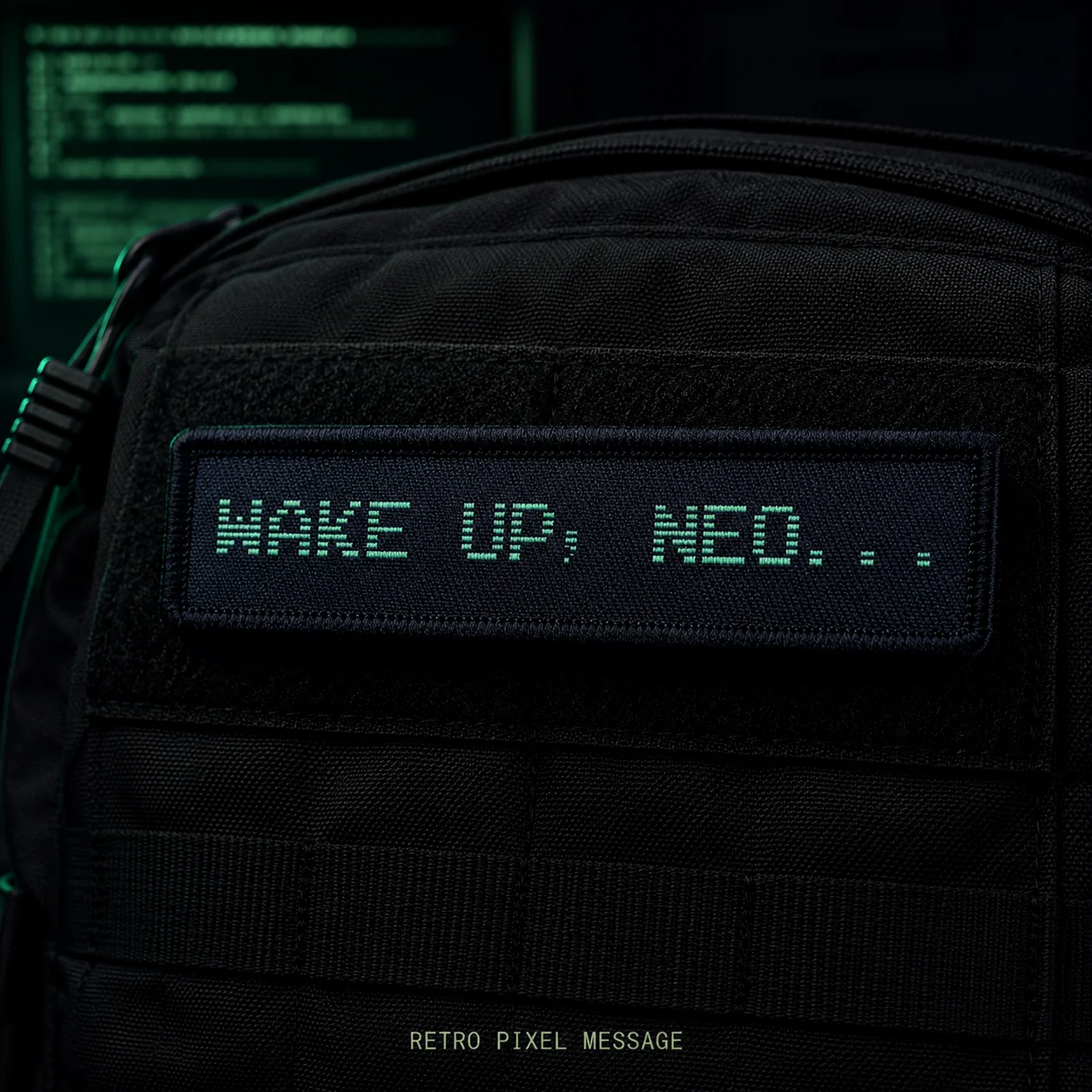 Wake Up Neo Moral Taktischer Aufnäher, bedrucktes Klett-Emblem, Militärabzeichen, Kampfarmband, Rucksack-Aufkleber