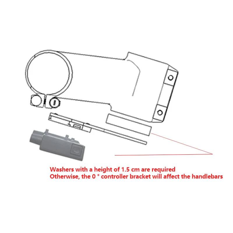 Di2 Controller Bracket EW90A EW90B Carbon Fiber Nylon Inner Diameter 28.6mm 31.8mm 1PCS 0 ° Bracket For Shimano EW90A/B