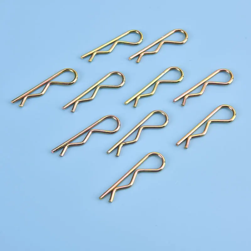 186F Diesel Farming Rotary Tiller Pin 8&times;40 8&times;50 Lock Pin Shaft R Card 10pcs/Set