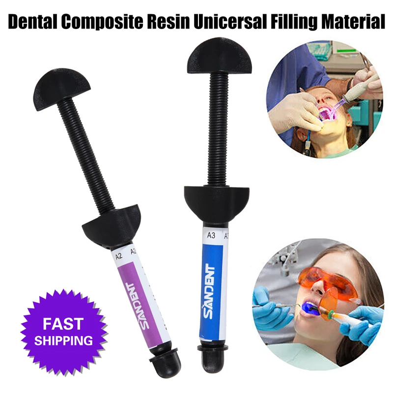 

Prime Dental Filling Composite Resin 4.5 gm Syringe Universal Light Cure Composite