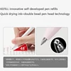 KACO Gel Pens Set 5/6pcs 0.5mm Black Ink, Retractable Signature Pen Aesthetic Stationery for Teachers Students Office Staff Gift 5