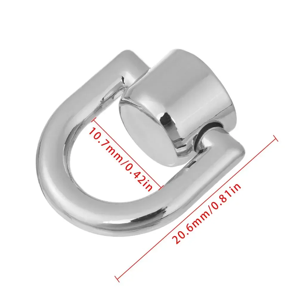Bag Buckle Metal Bag Rivet Nail Buckle Studs Button Handbag Belt Hanger Leather Craft Luggage Bag Buckle Tong Snap Hardware Accessorie 4Pcs