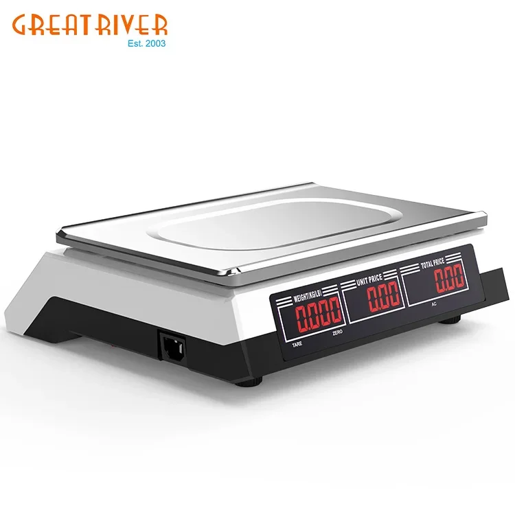 40kg Weighing Scales Manufacturer Caminadora Industrial Weiging Scale Digital Computing Scale Weight Function 3 Years LED CE