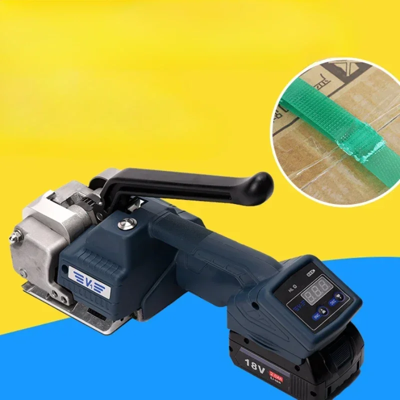 Rechargeable Strapping Machine PP/PET Plastic Steel Belt Tensioner Buckle Free Hot Melt V1 Portable Electric Strapping Machine electric strapping machine plastic strapping tool