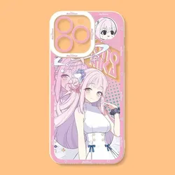 Adorable Anime Blue Archive Clear Phone Case Cover - Poco M7 4G (1)