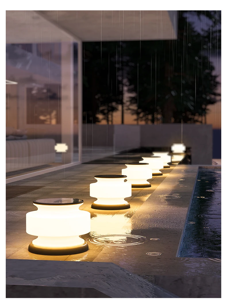 Description Picture 5 of itemBBD 2538 Waterproof IP65 Solar Powered Outdoor Light Led Lamp Landscape Street Light Exterior Garden Modern Decoration