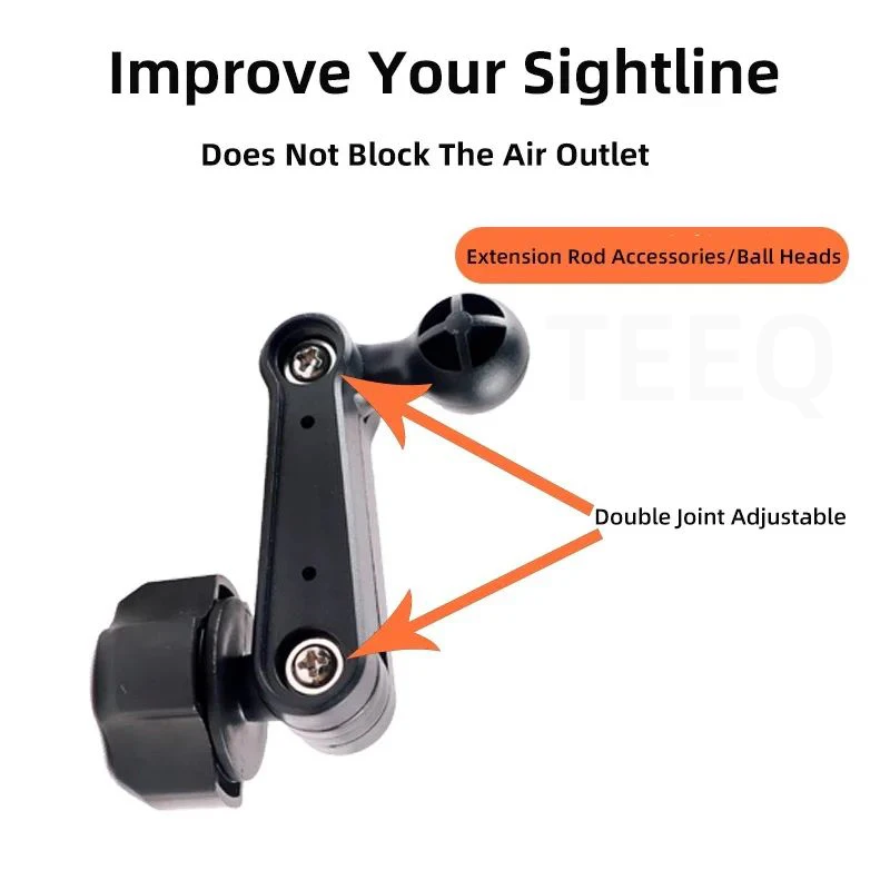 Car Phone Holder Extension Rod Air Outlet Display Adapter Extension thumbnail 6