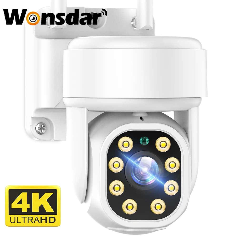 Kamera IP WIFI zewnętrzna 8MP 4K HD bezprzewodowa kamera PTZ 1080P