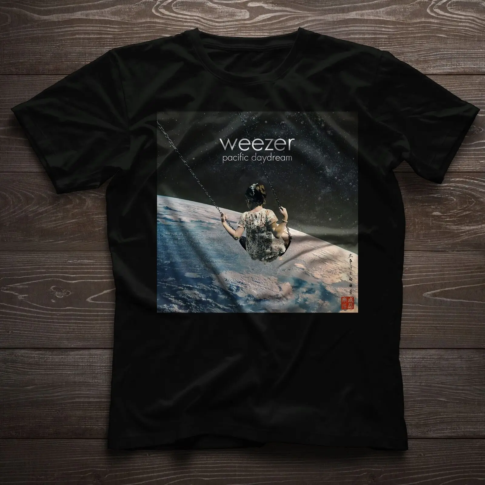 T-Shirt Da Uomo Weezer - Pacific Daydream Shirt Album Rock Band Size S-5Xl