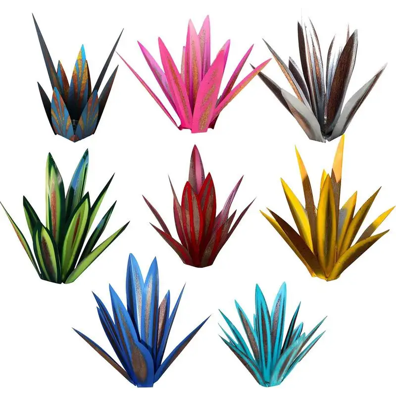 

Metal Tequila Agave Plant Agave Metal Plants For Yard Garden Yard Art Decoration Statue Home Decor Yard Stakes For Outdoor Patio